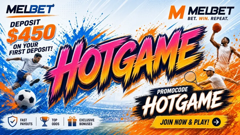 Melbet registration, how to open an account and apply promo code HOTGAME